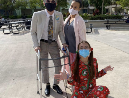 Falcons Show off their School Spirit During Winter Spirit Week