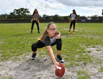 Girls Flag Football Starts Season off Strong
