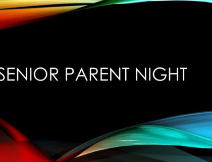 Virtual Senior Parent Night