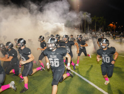 The Falcons Show Their Falcon Pride at Senior Night and the Homecoming Game